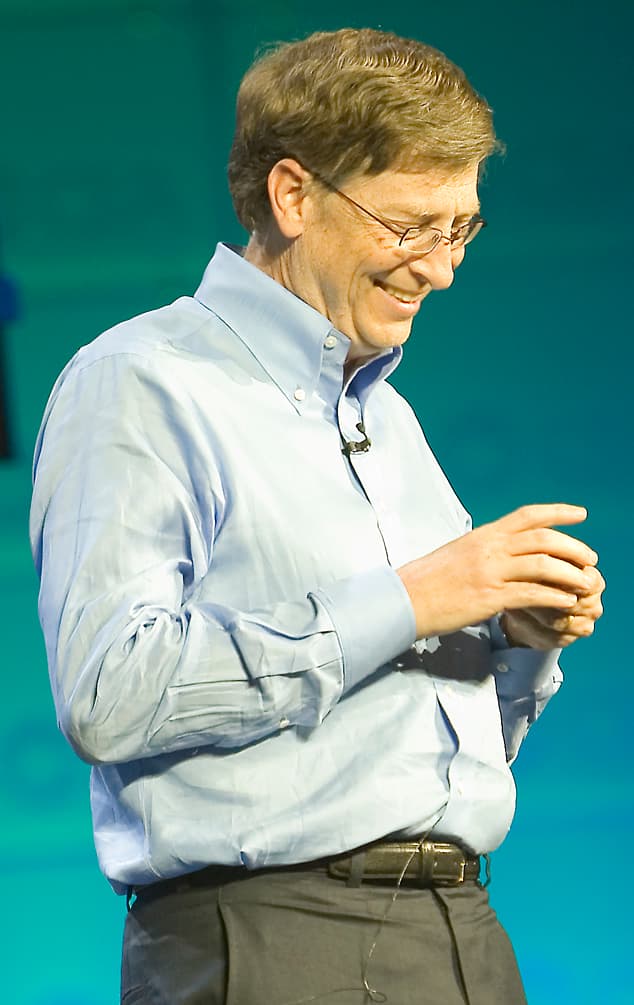 Bill Gates keynoting at CES 2007, Las Vegas